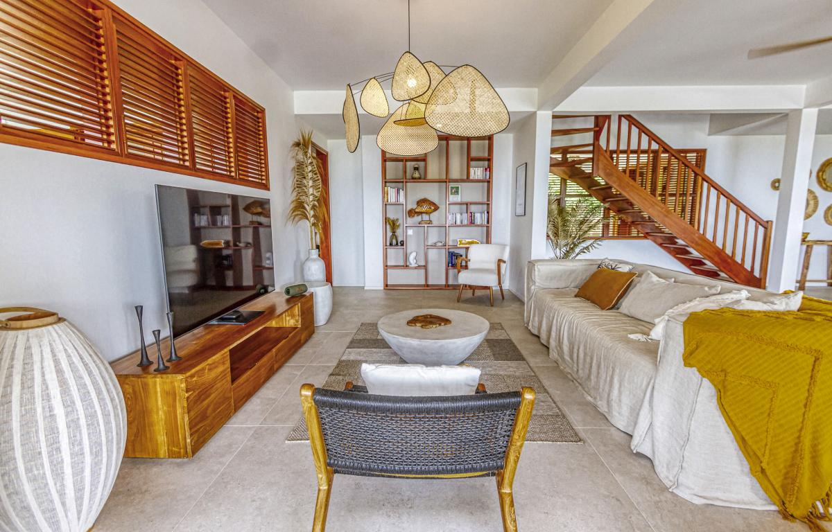 14_Location villa  vue mer Deshaies Guadeloupe_Salon Vue Mer